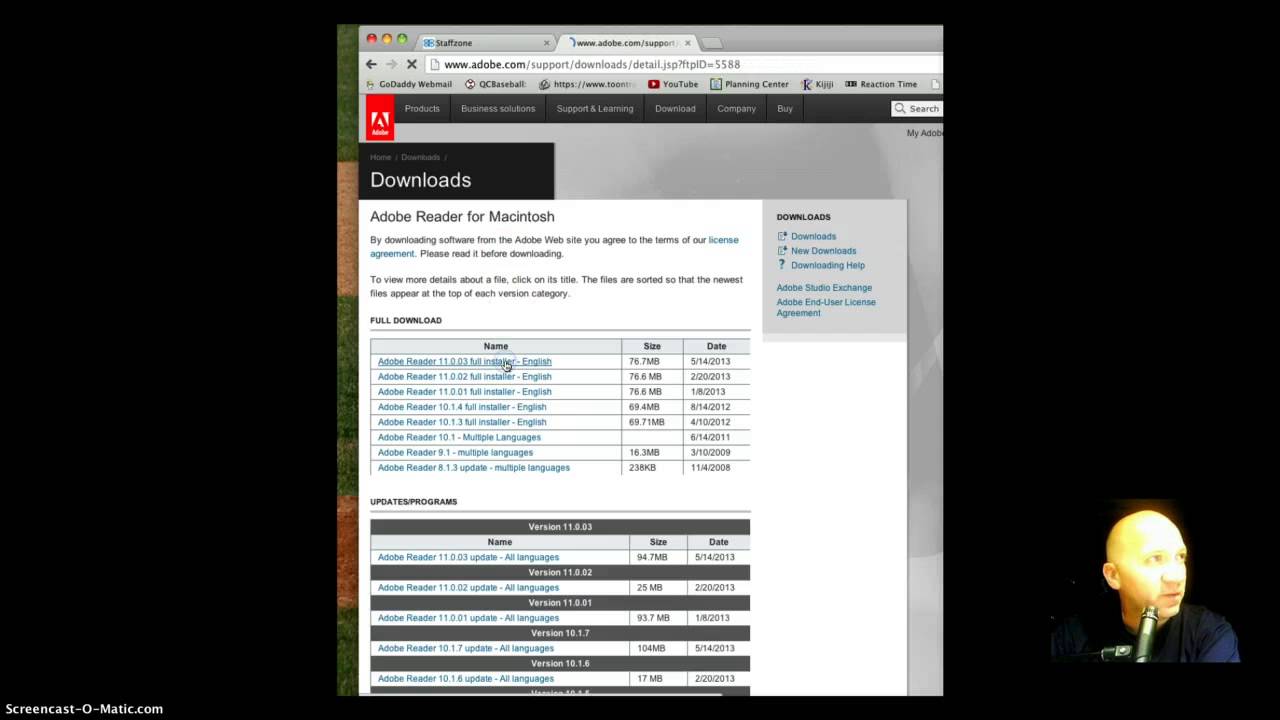 download adobe reader for mac youtube